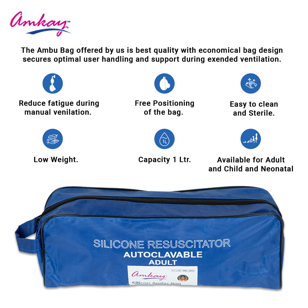 AMBU BAG PEDIATRIC Resuscitators (Silicon) – Avishkar