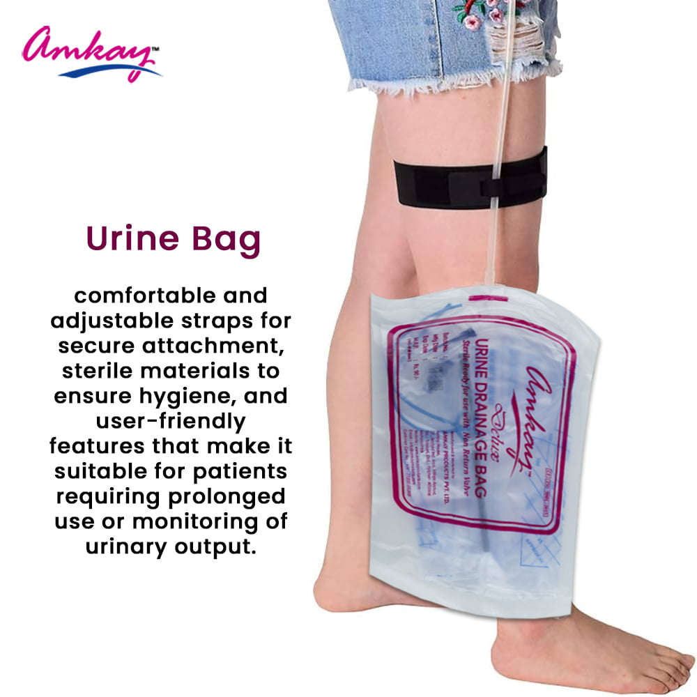 Romsons Uro Meter - Urine Bag With Measured Volume Chamber (Box of 5) | Buy  Online at best price in India from Healthklin.com