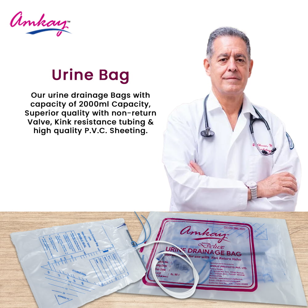 Romsons Uro Bag Romo-10 Urine Collecting Bag| Buy Online at best price in  India from Healthklin.com